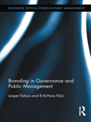 cover image of Branding in Governance and Public Management